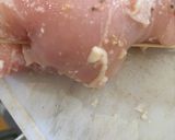 鶏胸肉で簡単ロール巻き😋作り方3写真