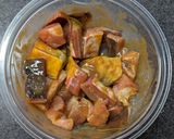 アカエイの醤油酒粕揚げ作り方3写真