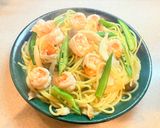 海老好きに送る！ご褒美！エビ満載パスタ！作り方3写真