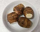 梅味でさっぱり♪マッシュ里芋のサラダ作り方3写真
