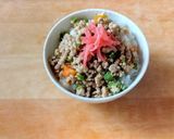 豚ひき肉と万願寺の味噌そぼろ作り方4写真