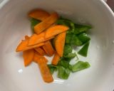 お一人様野菜たっぷり赤味噌天津飯味親子丼作り方4写真