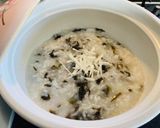 磯海苔と白髪ネギのお粥作り方2写真
