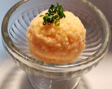 鱈のポテトサラダ　発酵玉葱、穂紫蘇の醤油漬け作り方11写真