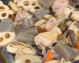 我が家の筑前煮　おにしめの代わりにも！作り方5写真