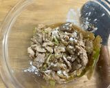 レンジで完結 - 豚こま肉の甘辛作り方3写真