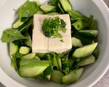 豆腐サラダ⭐︎ケバブソース⭐︎ピリ辛作り方4写真