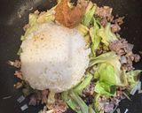 キャップさんのオラオラ挽肉味噌チャーハン作り方3写真