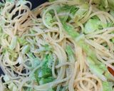 春キャベツのパスタ！アーリオ・オーリオ🧄作り方4写真