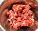 ラム肉と青梗菜のオイスターソース炒め作り方2写真