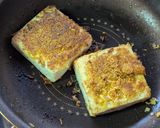 カリトロ食感♡木綿豆腐のカレーパン粉焼き作り方4写真