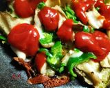ナスと舞茸のヘルシーピザ🍕背徳圧縮生地②作り方6写真