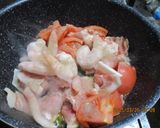 豚肉とトマトのコンソメクリームチーズ煮😋作り方2写真
