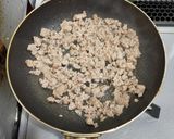 小松菜と豚ひき肉の麻婆豆腐風作り方3写真