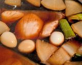 ぶり大根うずら煮卵旨煮作り方4写真