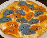 スライムいっぱい！ピザ風作り方4写真