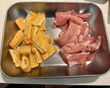 簡単でヘルシー！水菜とにんじんと油揚げのサッと煮作り方2写真
