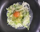 簡単！豚なしチーズとんぺい焼き作り方2写真