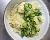 マヨ無しでも美味しいポテサラ【四毒抜き】作り方2写真