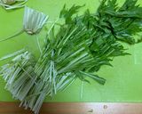カリカリ油あげと水菜の甘辛和え作り方2写真