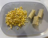 とうもろこしと鮭の炊き込みバターご飯作り方1写真