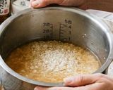 具沢山！鶏肉・ひじき・蓮根の炊き込みご飯作り方3写真