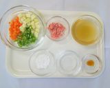 【離乳食後期以降】肉野菜あんかけ作り方1写真