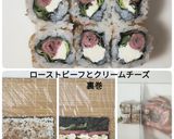 巻きす不要　ローストビーフの巻物作り方4写真
