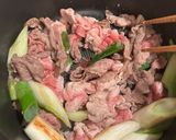 すき焼き風うどん作り方5写真