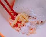 ＊鶏ひき肉と大葉のはんぺんふわふわ焼き＊作り方2写真