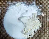 ★低糖質‼おからで作る粒あんロールケーキ作り方3写真