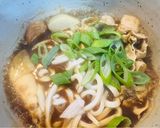 煮物と八丁味噌ペーストで味噌煮込みうどん作り方3写真