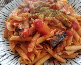 減塩◎鯖缶ペンネアラビアータ作り方3写真