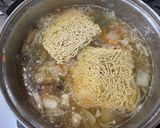 白菜ときのこのホルモン鍋（しょうゆ味）作り方9写真