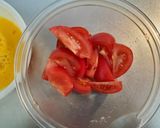トマトとふわふわたまごの中華炒め作り方1写真