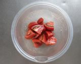 水切りヨーグルトと大葉の和風カプレーゼ。作り方4写真