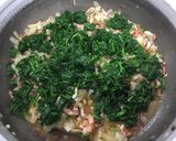 【保育園給食】法蓮草とベーコンのパスタ作り方5写真