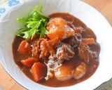 ビールで煮込んだ牛すじのシチュー♪作り方7写真