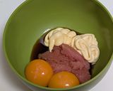 卵の黄身で濃厚たらこスパゲッティ💖作り方2写真