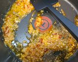 旨辛餡掛け焼きそば。作り方3写真