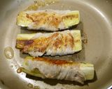 簡単！茄子の肉巻き　甘味噌焼き作り方3写真