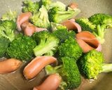 弁当♡ブロッコリーとウインナー白だし漬け作り方2写真