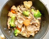 豚バラ肉と冷凍野菜の蒸し焼き作り方4写真