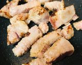 こくまろハヤシ●豚テキ＆チーズプレート作り方1写真
