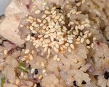 美味しく減塩 十六穀米の鶏炊き込みご飯作り方5写真