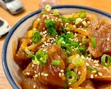 うまうま、ラー油ポキ丼作り方6写真