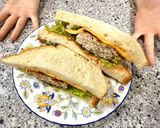 子供と作る！ハンバーガートースト作り方1写真
