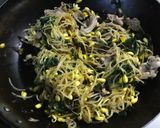 1人分★豚肉・豆もやし・青じその醤油炒め作り方5写真