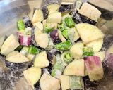 ふわふわ衣の❣️オクラと茄子のかき揚げ🎵作り方1写真