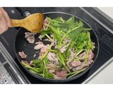 豚肉とほうれん草のオイスター炒め★動画★作り方7写真